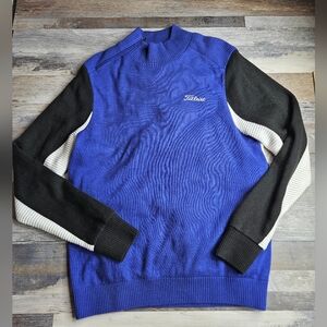 Titleist Puffer Quilted Sweater Purple Men's XL